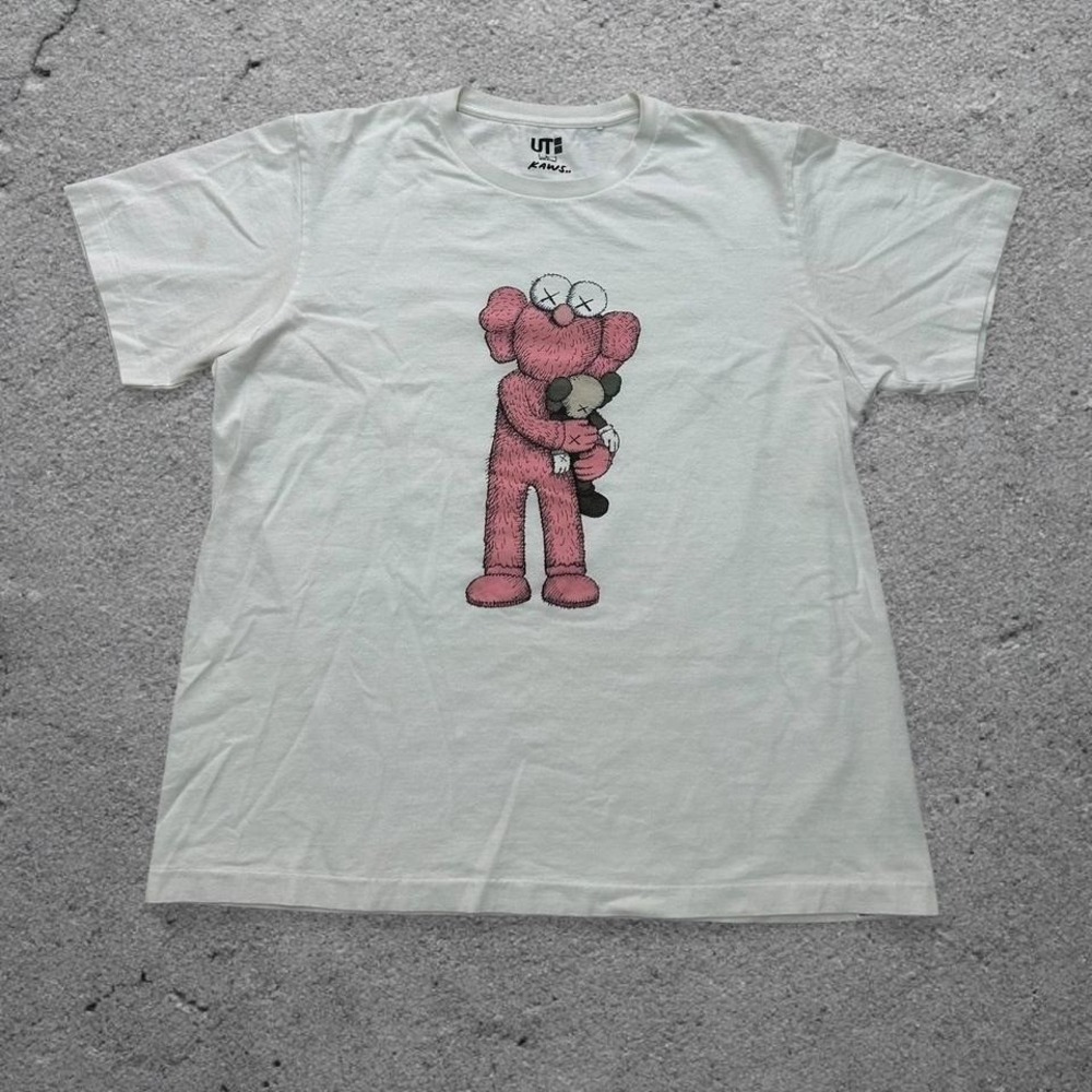 Kaws X Uniqlo Pink BFF Tee